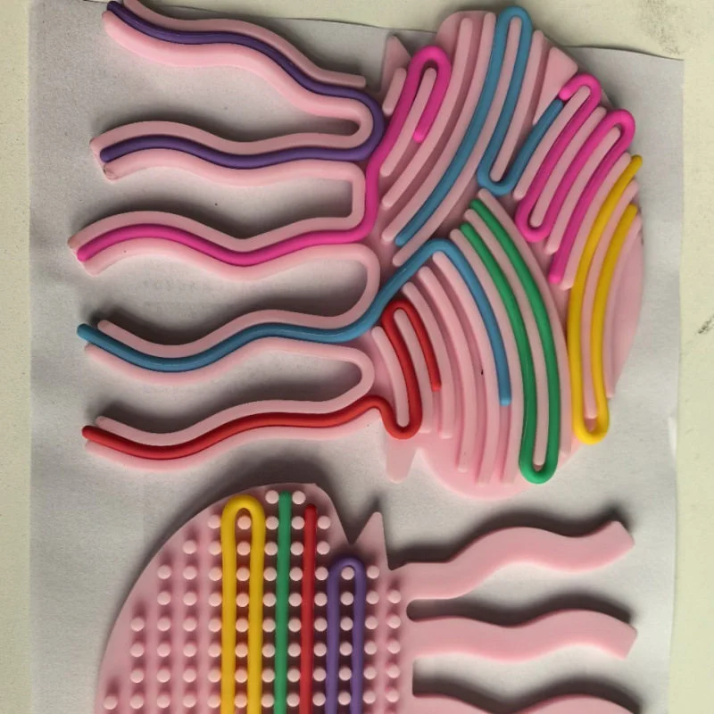 2025 New Double-Sided Silicone Children's Educational Toy Sensory Stress Relief Board Sensory Activity board - Image 3
