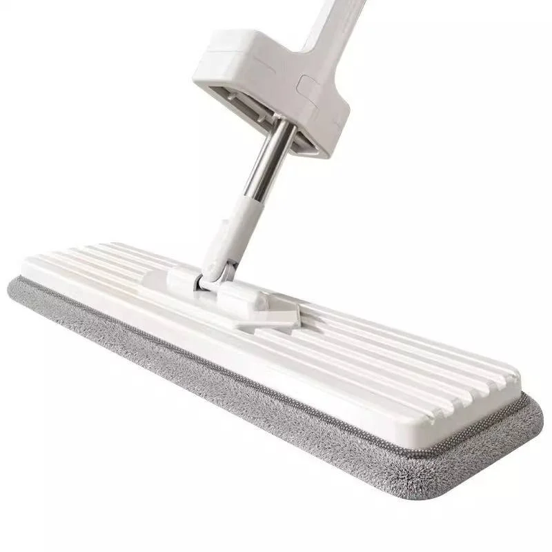 Mop 2024 New Hand-free Flat Mop Floor Mop Cleaning Lazy Man Artifact Household Wooden and Dry Dual-use Wood Floor - Image 2