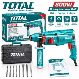 TOTAL 800w Rotary Hammer Drill