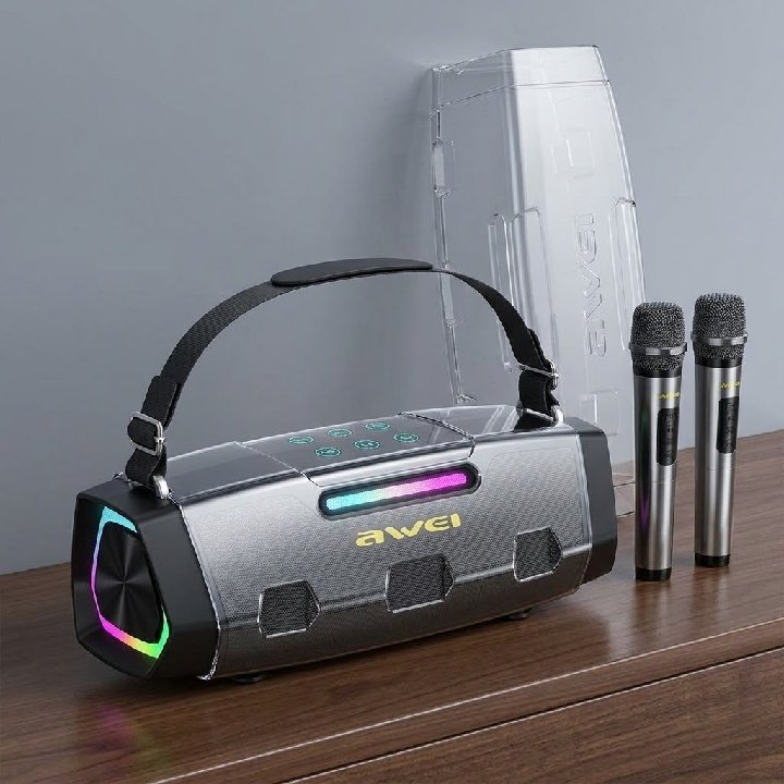 Awei KT28 Portable Karaoke Bluetooth Speaker – 30W - Image 4
